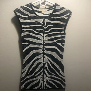 Michael Kors Top Zebra print xxs